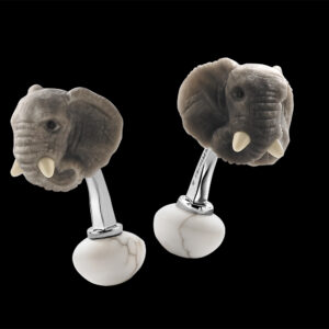 Cufflink elephants